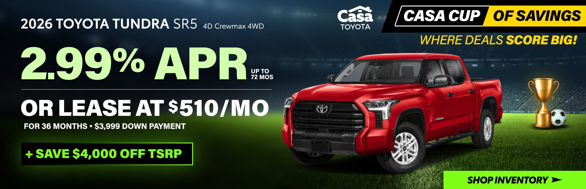 2026 Toyota Tundra SR5 4D CrewMax 4WD