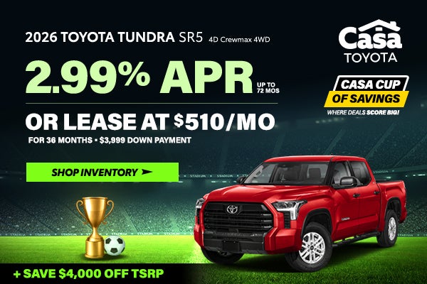 2026 Toyota Tundra SR5 4D CrewMax 4WD