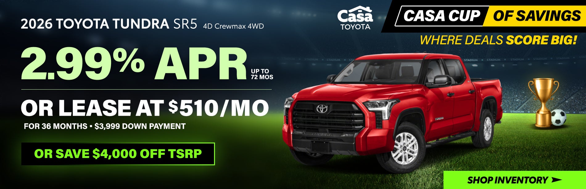 2026 Toyota Tundra SR5 4D CrewMax 4WD