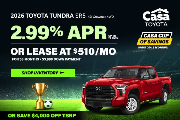 2026 Toyota Tundra SR5 4D CrewMax 4WD