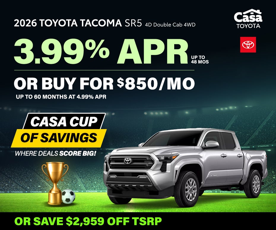 2026 Toyota Tacoma SR5 4D Double Cab 4WD