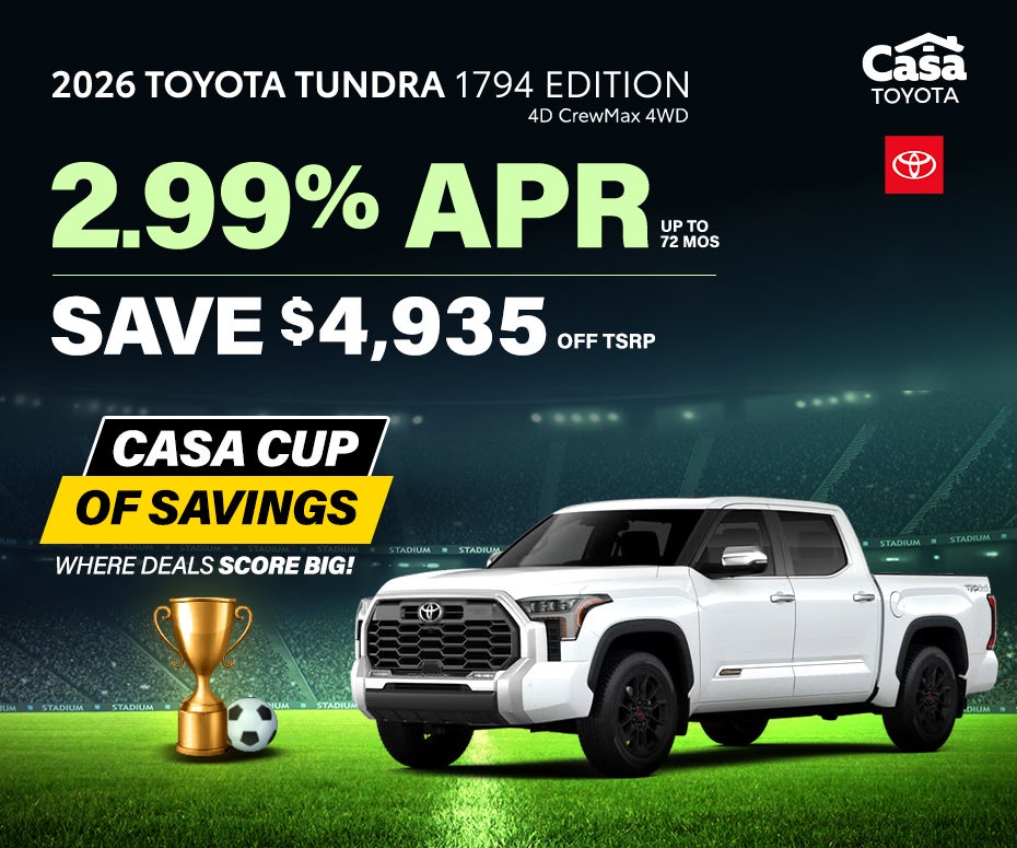 2026 Toyota Tundra 1794 Edition 4D CrewMax 4WD
