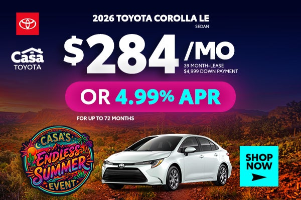 2026 Toyota Corolla LE Sedan