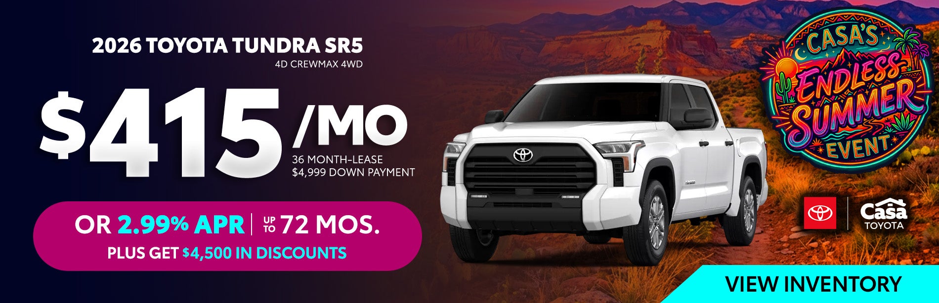 2026 Toyota Tundra SR5 4D CrewMax 4WD