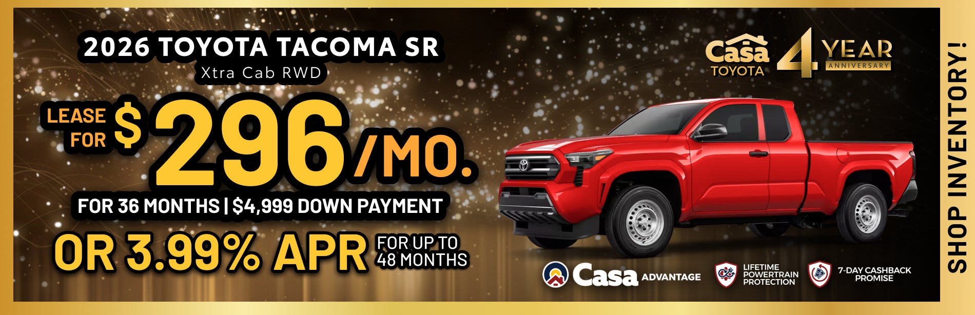 2026 Toyota Tacoma SR Xtra Cab RWD