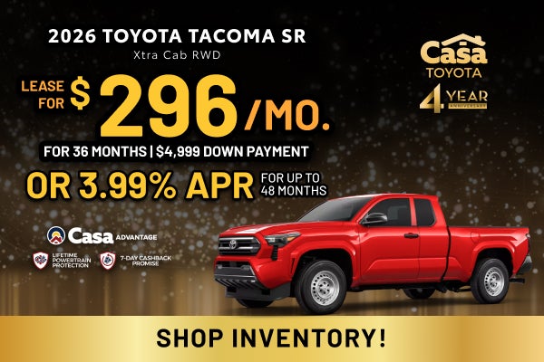 2026 Toyota Tacoma SR Xtra Cab RWD