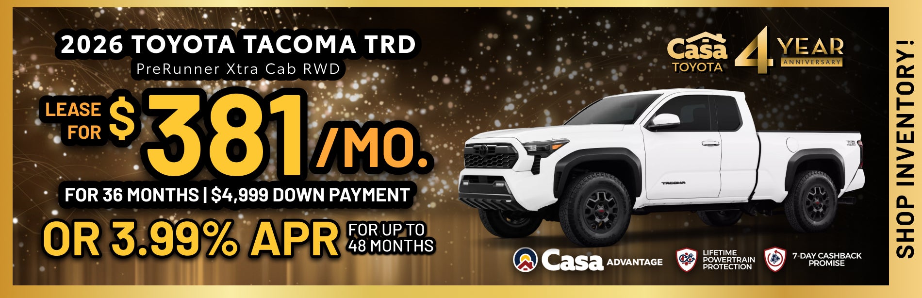2026 Toyota Tacoma TRD PreRunner Xtra Cab RWD