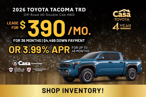 2026 Toyota Tacoma TRD Off-Road 4D Double Cab 4WD