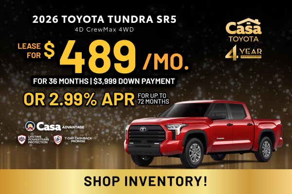 2026 Toyota Tundra SR5 4D CrewMax 4WD