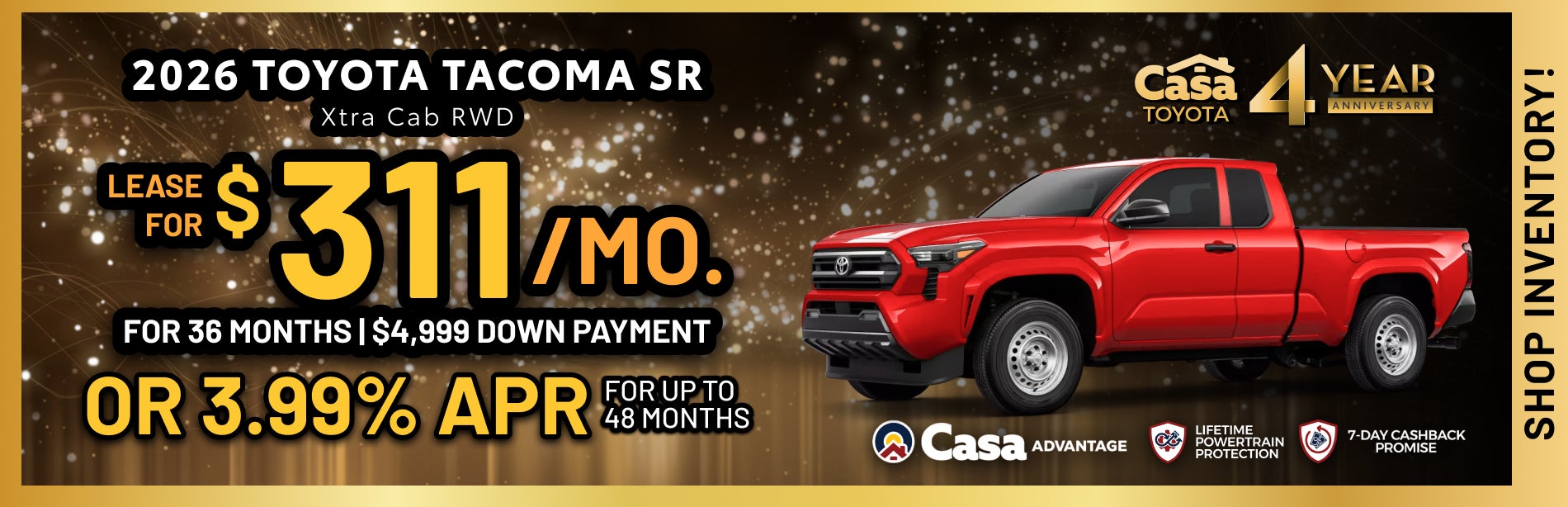 2026 Toyota Tacoma SR Xtra Cab RWD