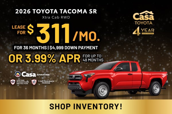 2026 Toyota Tacoma SR Xtra Cab RWD